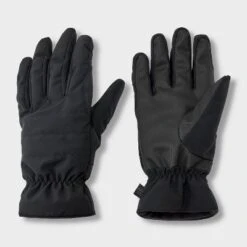 Men's Quilted Softshell Gloves - All In Motion™ Black -All In Motion GUEST e6b31a58 b3ce 4b29 8f31 580f02589d41