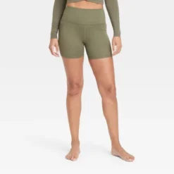 Women's Brushed Sculpt Curvy Bike Shorts 5" - All In Motion™ -All In Motion GUEST e783eca6 f577 497e bf9b a764a0d47160