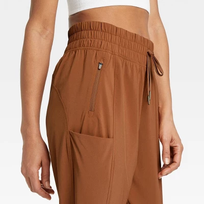 Women's Tapered Stretch Woven Mid-Rise Pants - All In Motion™ 6 Women's Tapered Stretch Woven Mid-Rise Pants - All In Motion™ - Image 4