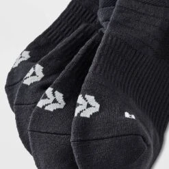 Women's 3pk Performance Mesh Stripe Tab Socks - All In Motion™ Gray 4-10: Midweight Knit, Arch Support -All In Motion GUEST e92530c1 eb40 4450 b4ef b80733f069ad