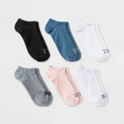 Women's Lightweight Mesh Striped L-Band 6pk No Show Athletic Socks - All In Motion™ 4-10 -All In Motion GUEST ed1c1fbe 3a1f 4292 bb18 42d355cac6ea
