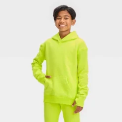 Boys' Fleece Hooded Sweatshirt - All In Motion™ -All In Motion GUEST ee08dc9e 7a67 4d05 a1ef dab51282c89b