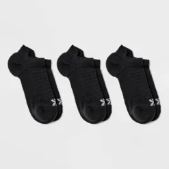 Women's 3pk Performance Mesh Stripe Tab Socks - All In Motion™ Gray 4-10: Midweight Knit, Arch Support -All In Motion GUEST f275ace0 02f3 4690 897e 895981c584b9