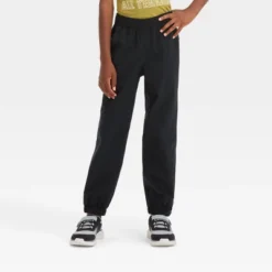 Kids' Solid Pull-On Pants - All In Motion™ Black -All In Motion GUEST f7df9d3a fb18 44e7 adad 3740b2e7f14c