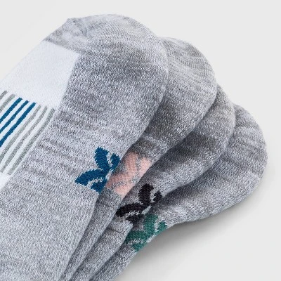 Women's Finish Line Striped Cushioned 6+1 Bonus Pack No Show Athletic Socks - All In Motion™ White 4-10 4 Women's Finish Line Striped Cushioned 6+1 Bonus Pack No Show Athletic Socks - All In Motion™ White 4-10 - Image 2