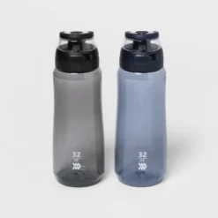 32oz Plastic Water Bottle 2pk - All In Motion™ 9 32oz Plastic Water Bottle 2pk - All In Motion™ -All In Motion GUEST fe410928 f12e 46d3 ac5a 0c9fc0d9855a