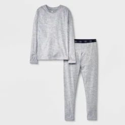 Girls' 2pk Thermal Set - All In Motion™ Gray -All In Motion GUEST fea61196 40ba 468b 8a7a 5dfdbf3ddfaa